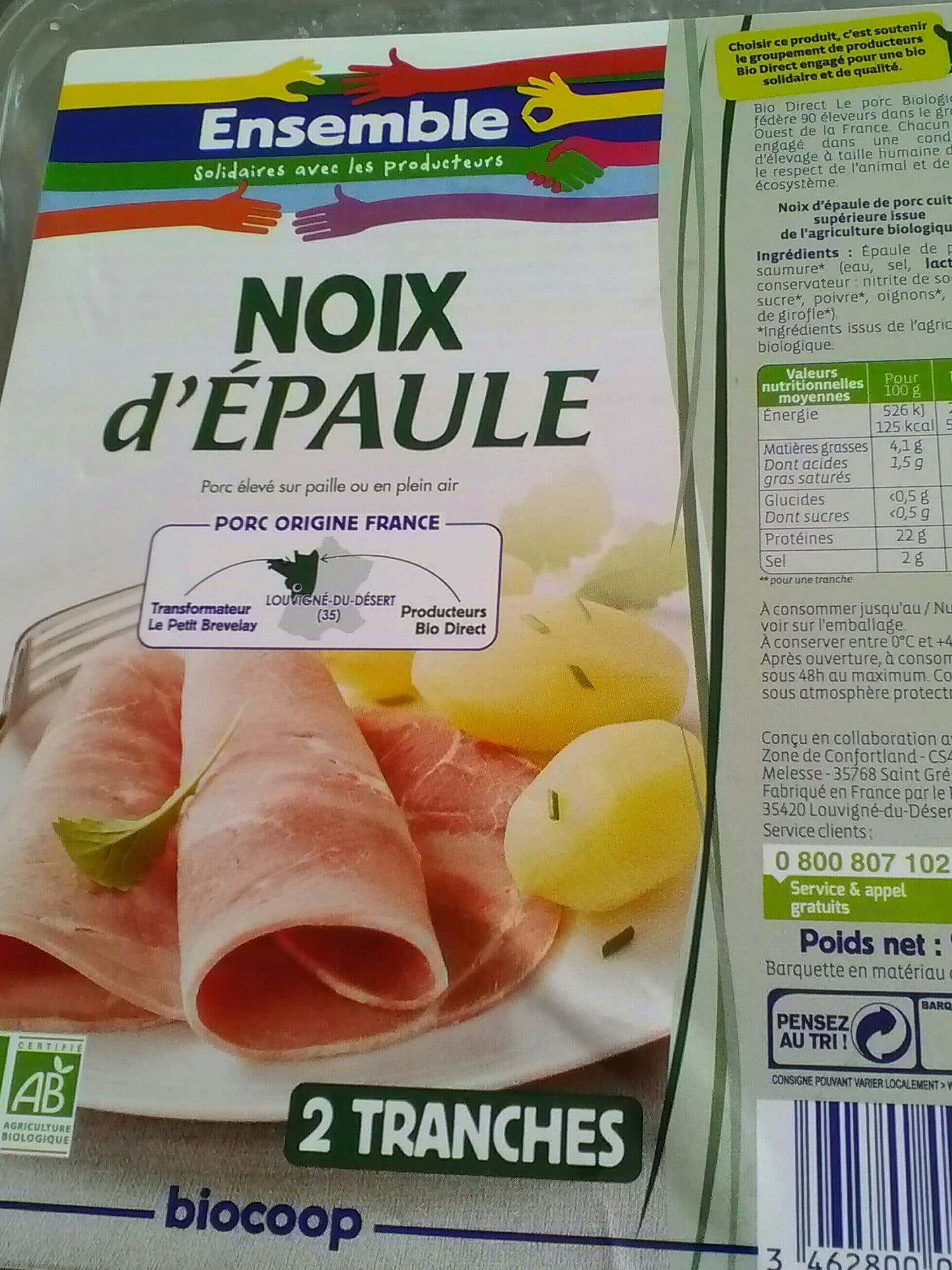 Ensemble Noix d'épaules packshot