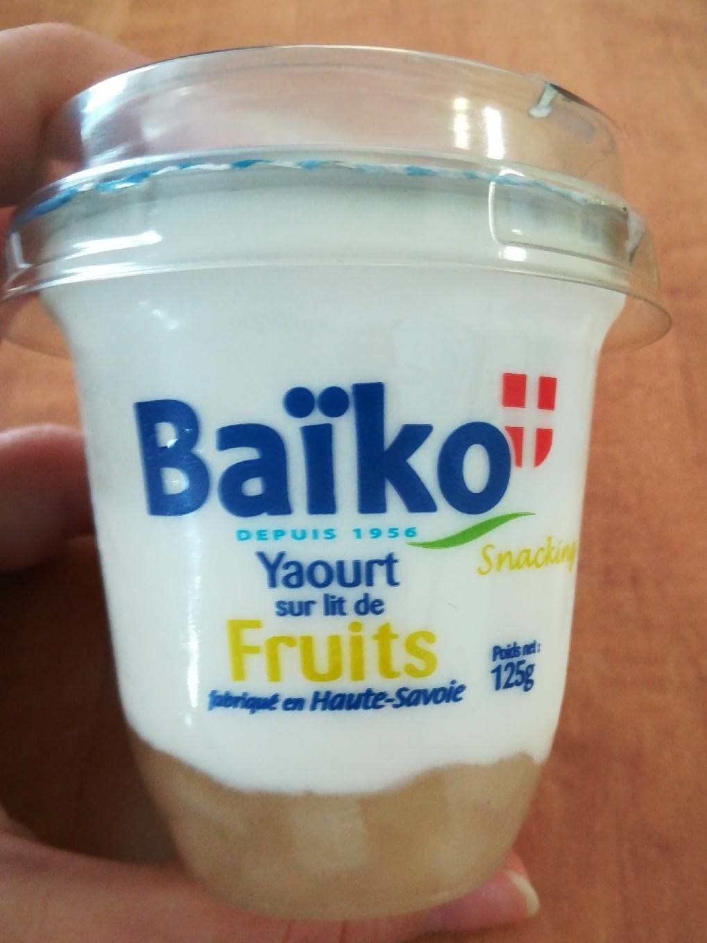 Baiko Yaourt au lait entier aux fruits jaunes BAIKO packshot