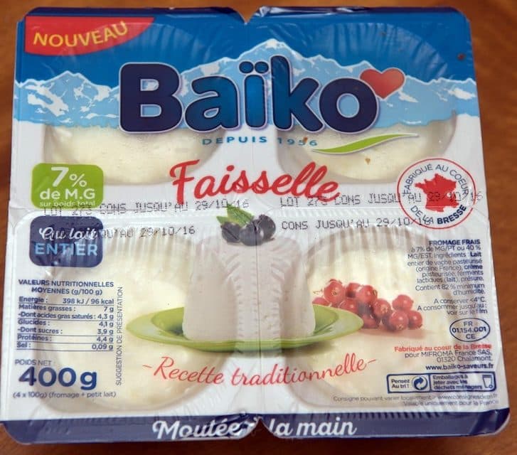 Baïko Faisselle - Fromage frais packshot