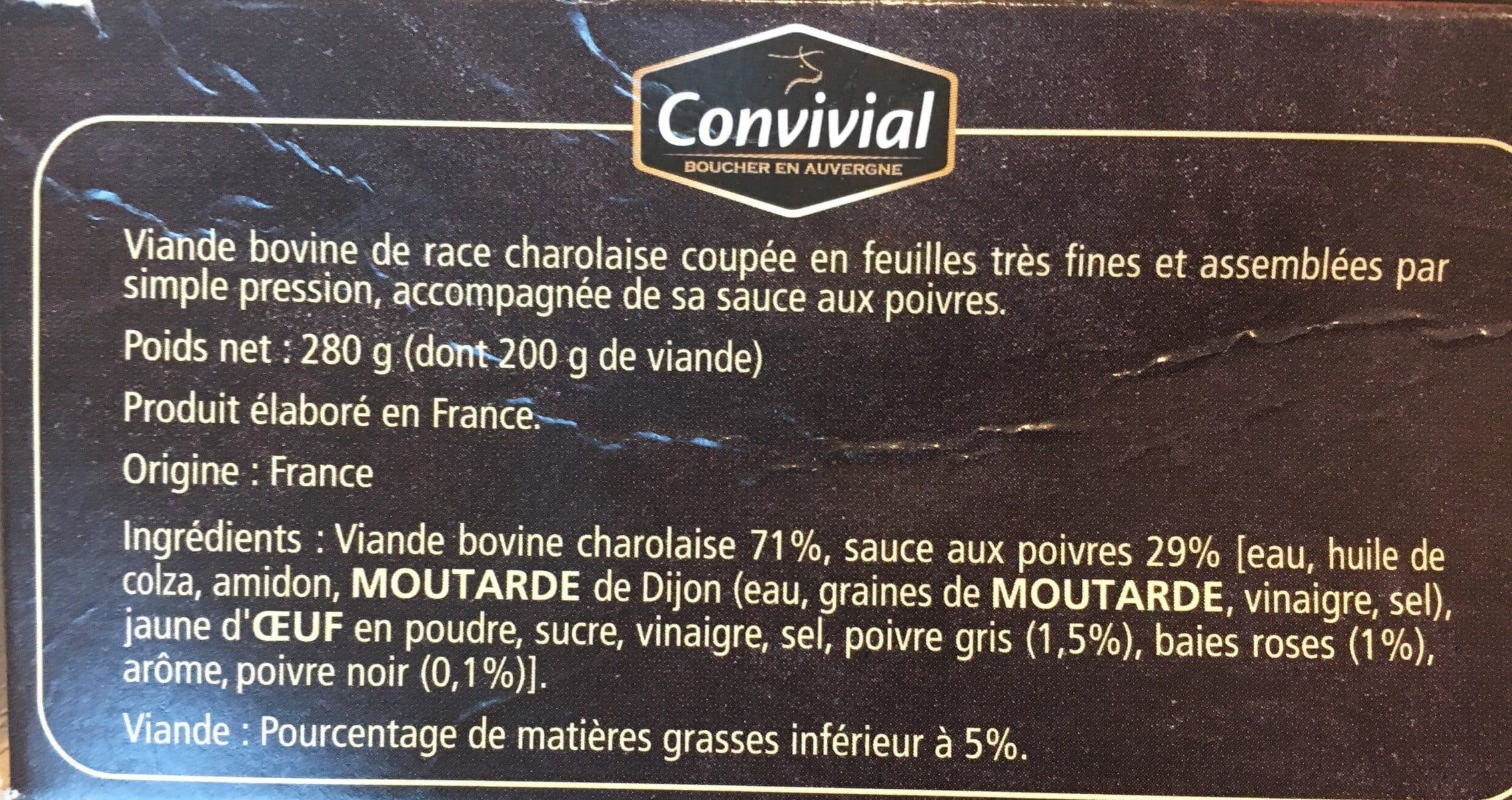 Open Food Facts Fondant de charolais packshot