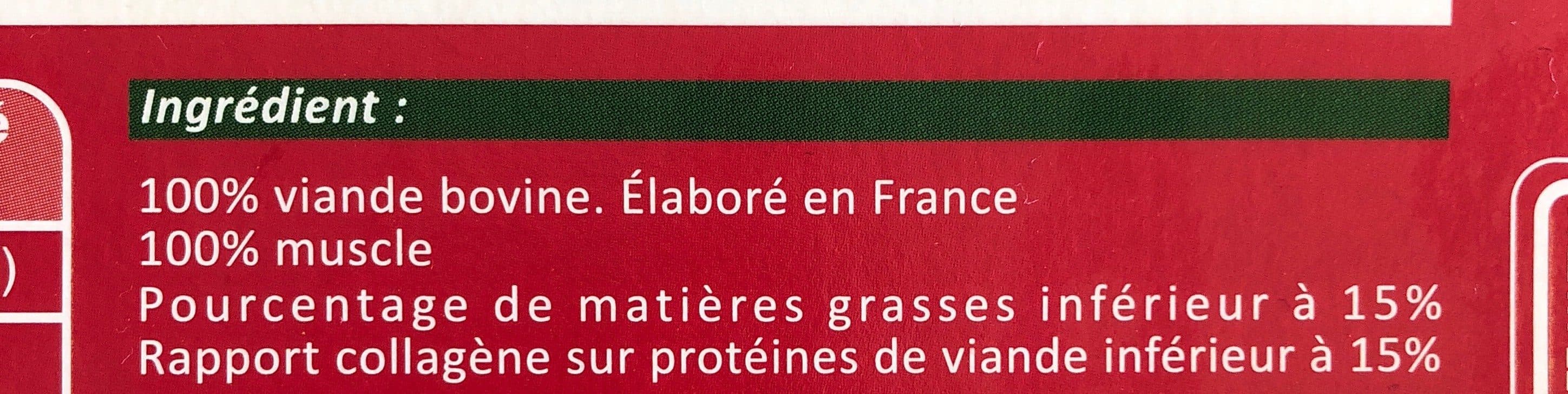 C'est qui le Patron ?! Steaks hachés 15% packshot