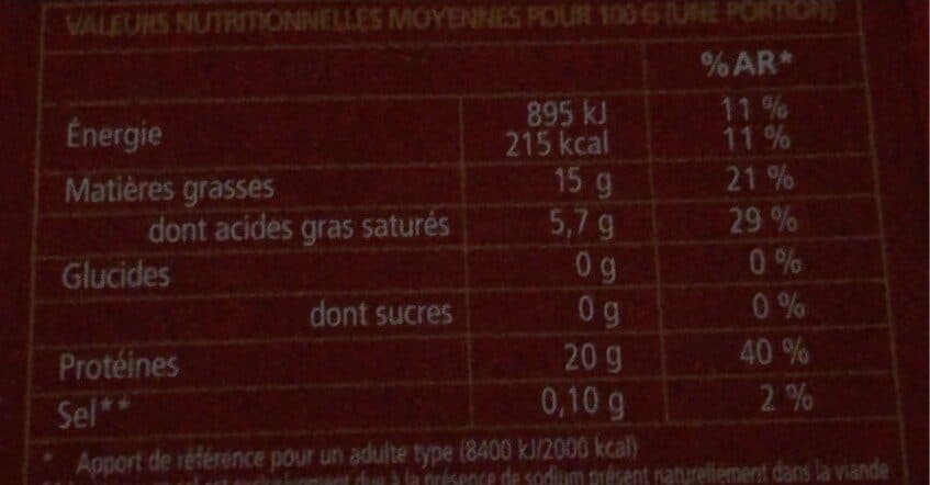 Convivial Steak haché 15%MG packshot