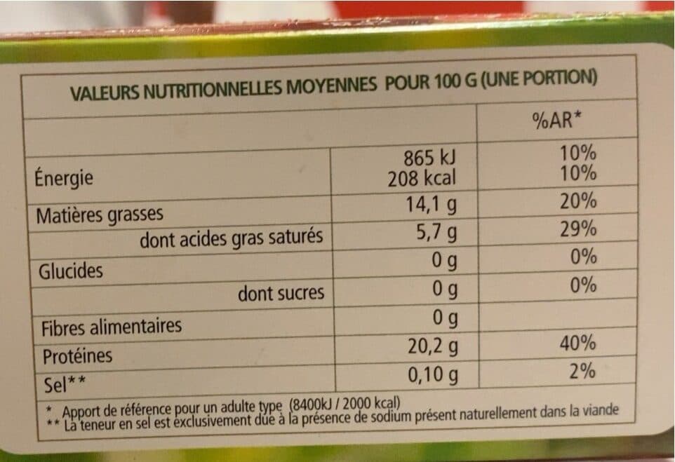 Convivial Steack Haché façon Bouchère pur Bœuf bio packshot