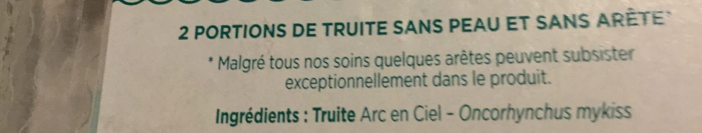 Les Poissonniers DELMAS Filet de truite packshot