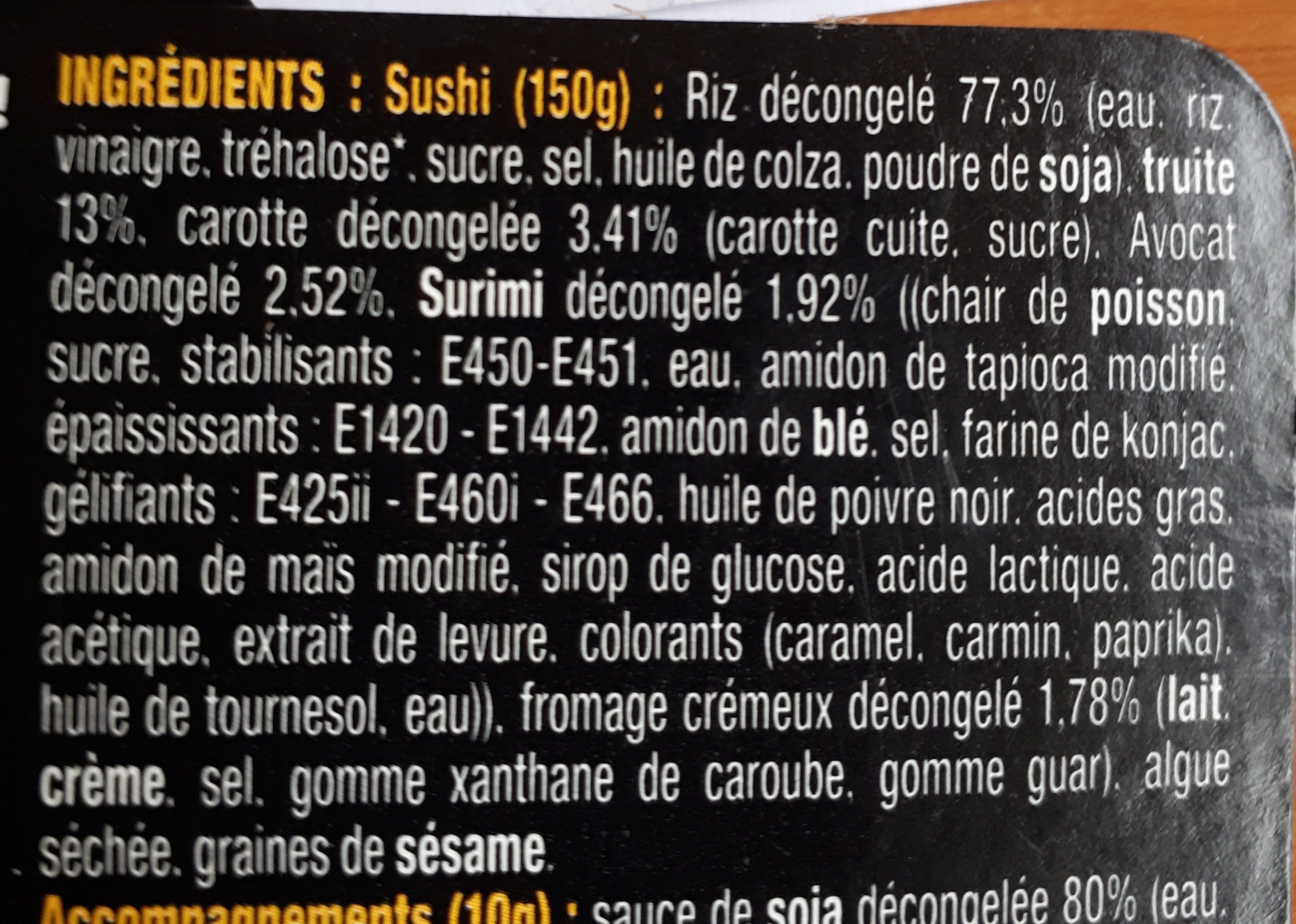 Delmas Poissons Et Marée Be Zen sushis packshot