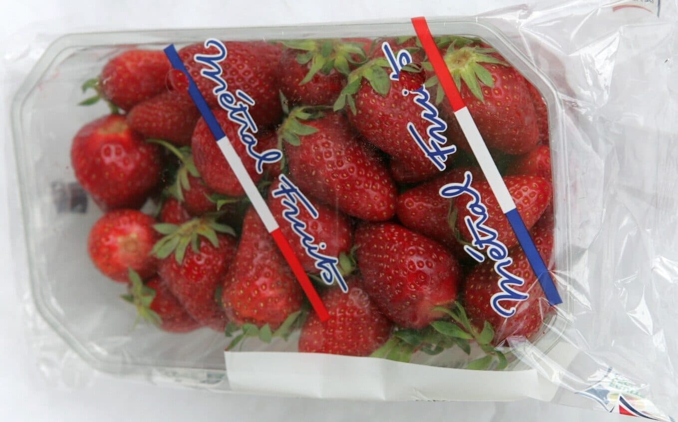 Metral fruits Fraises packshot