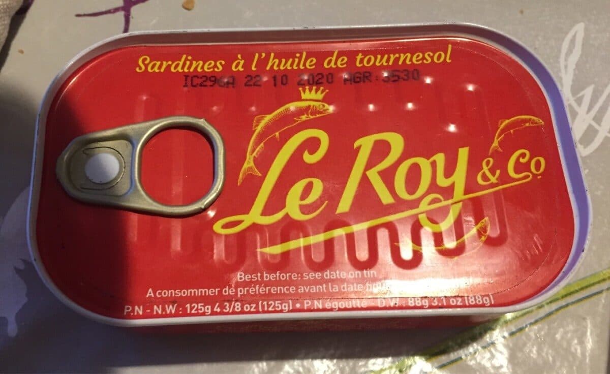Le Roy&Co Sardines à l'huile packshot