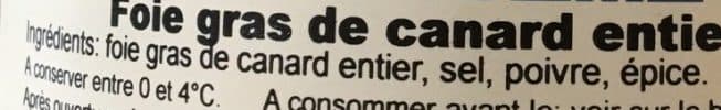 Samaran Foie gras de canard entier packshot