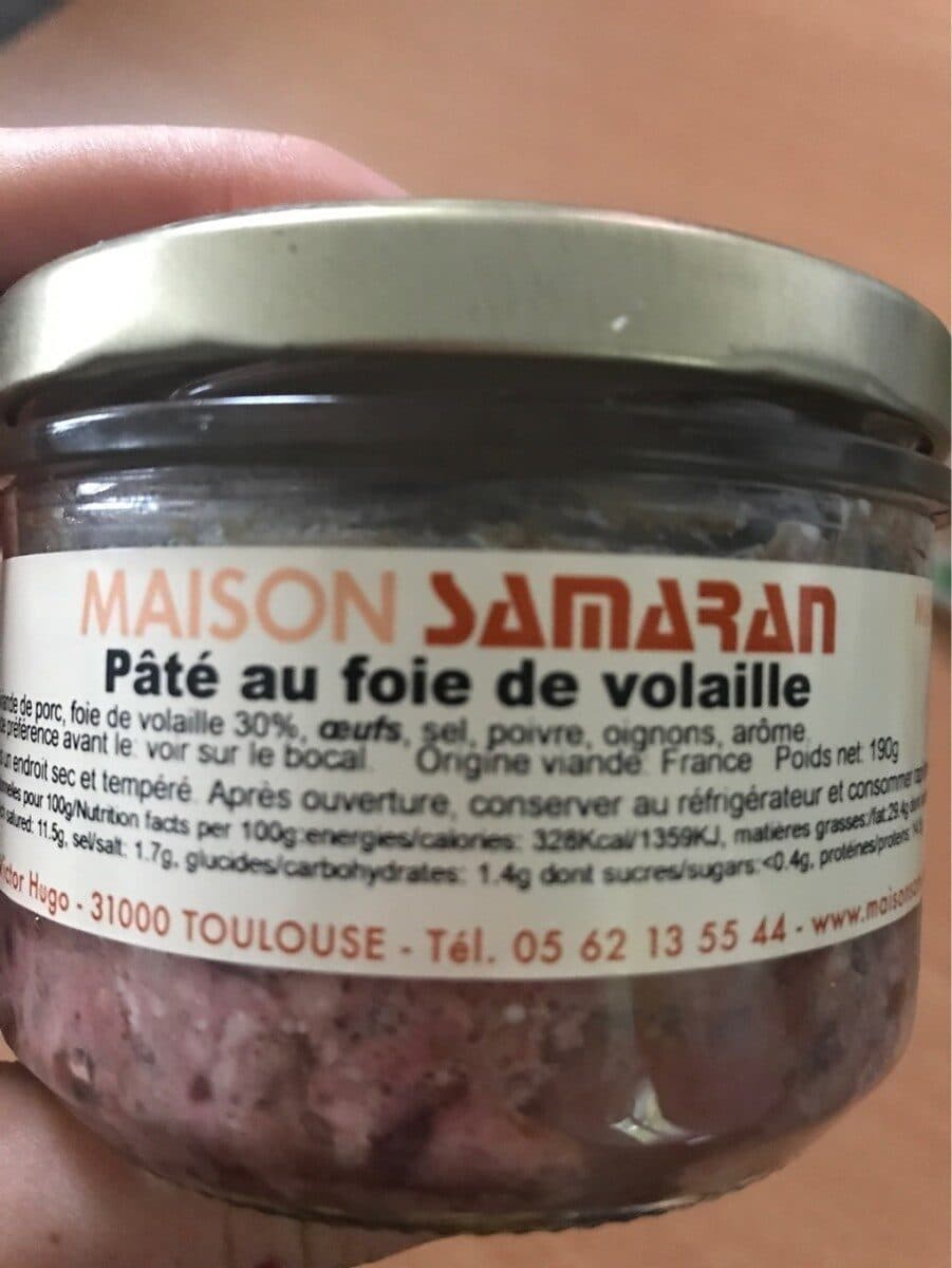 Open Food Facts Pâté au foie de volaille packshot