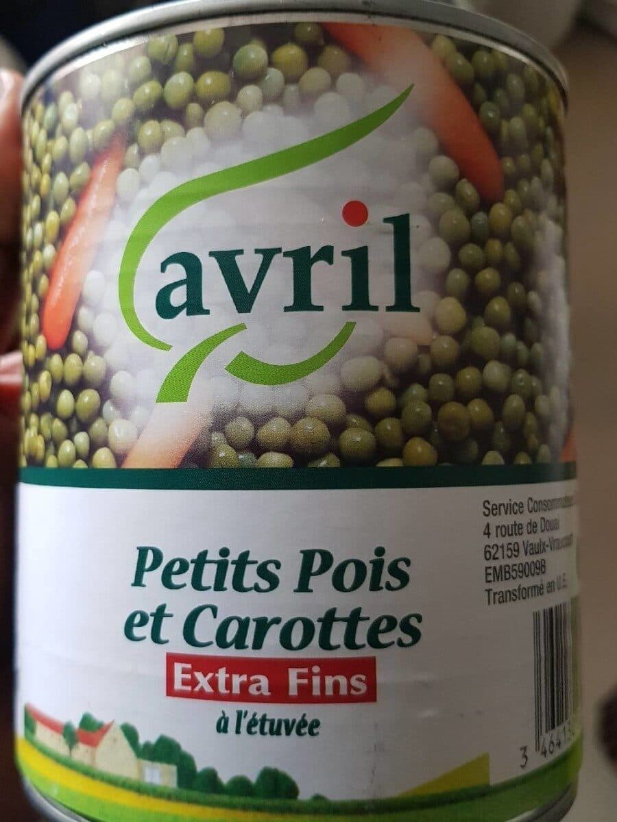 Avril Petit pois & carotte packshot