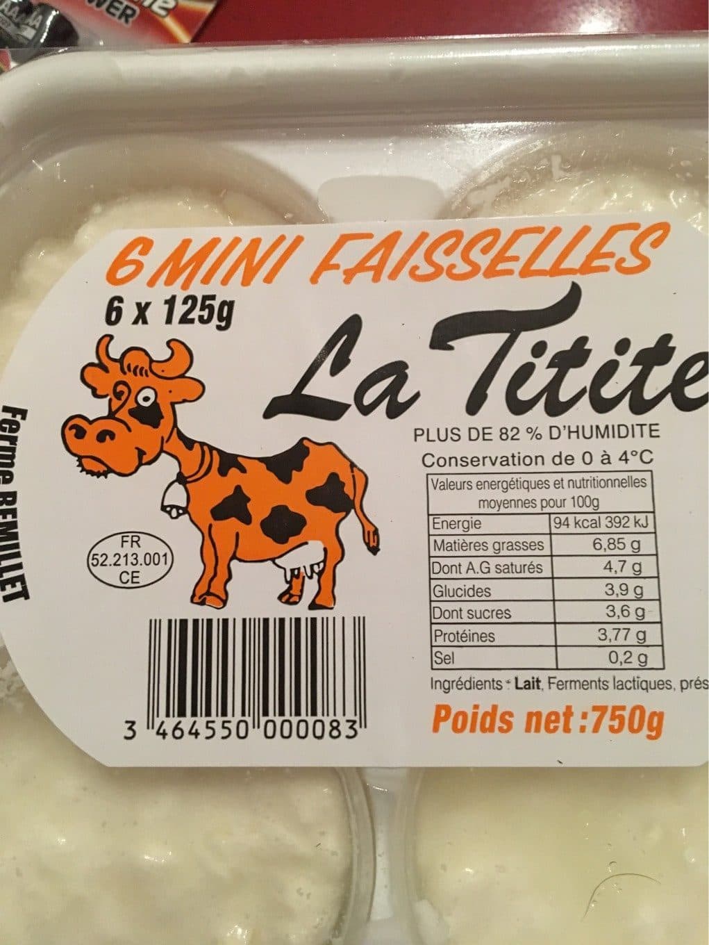 La Titite Fromage blanc packshot