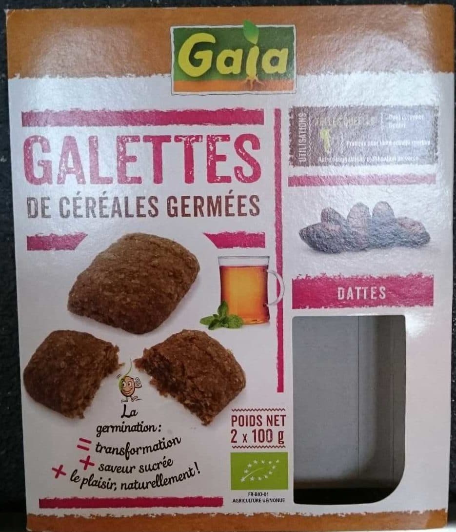 Gaia Galettes de Céréales Germées packshot