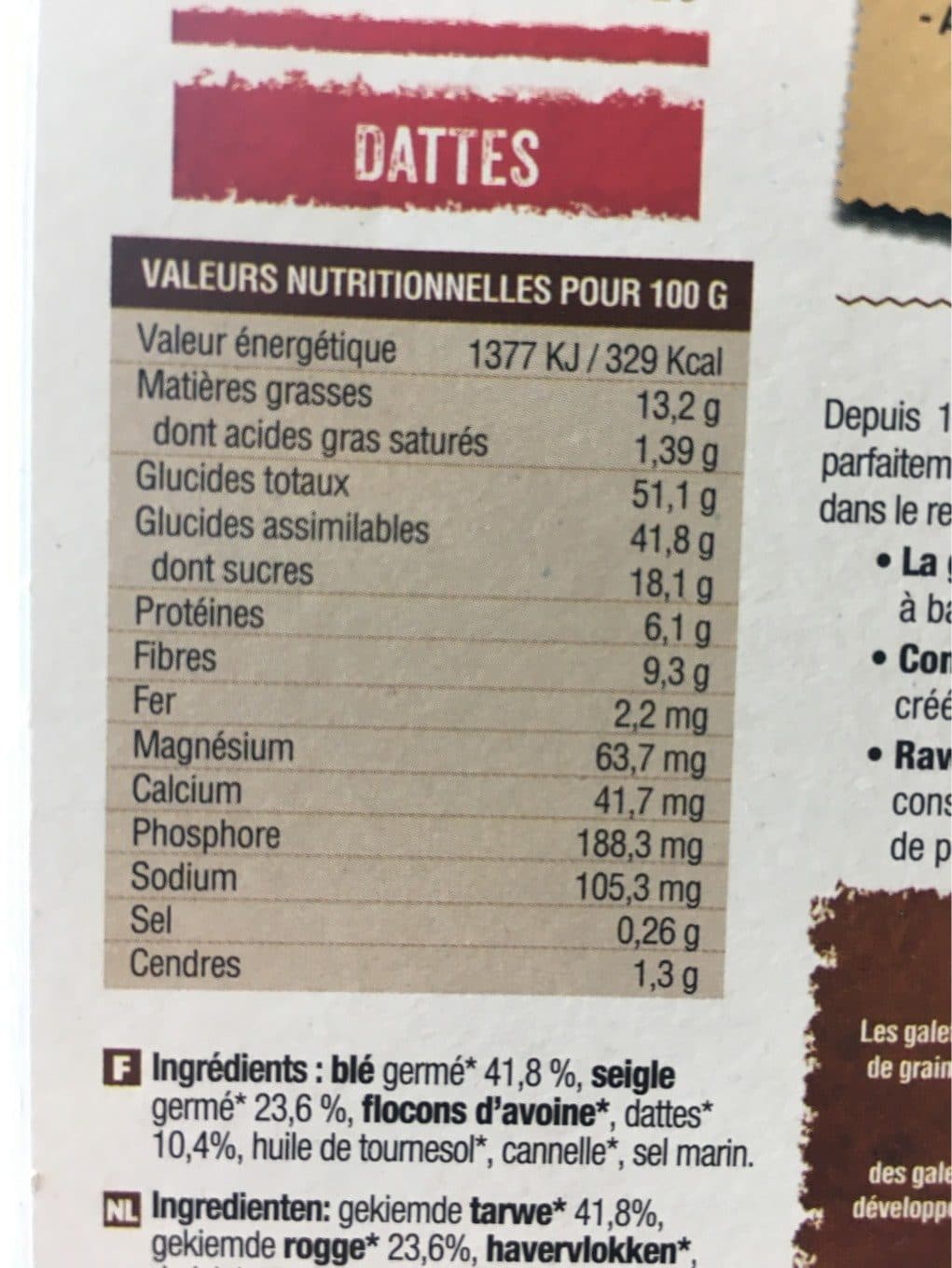 Gaia Galettes de Céréales Germées packshot