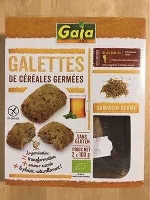 Gaia Galettes de Sarrasin au raisins et dattes packshot