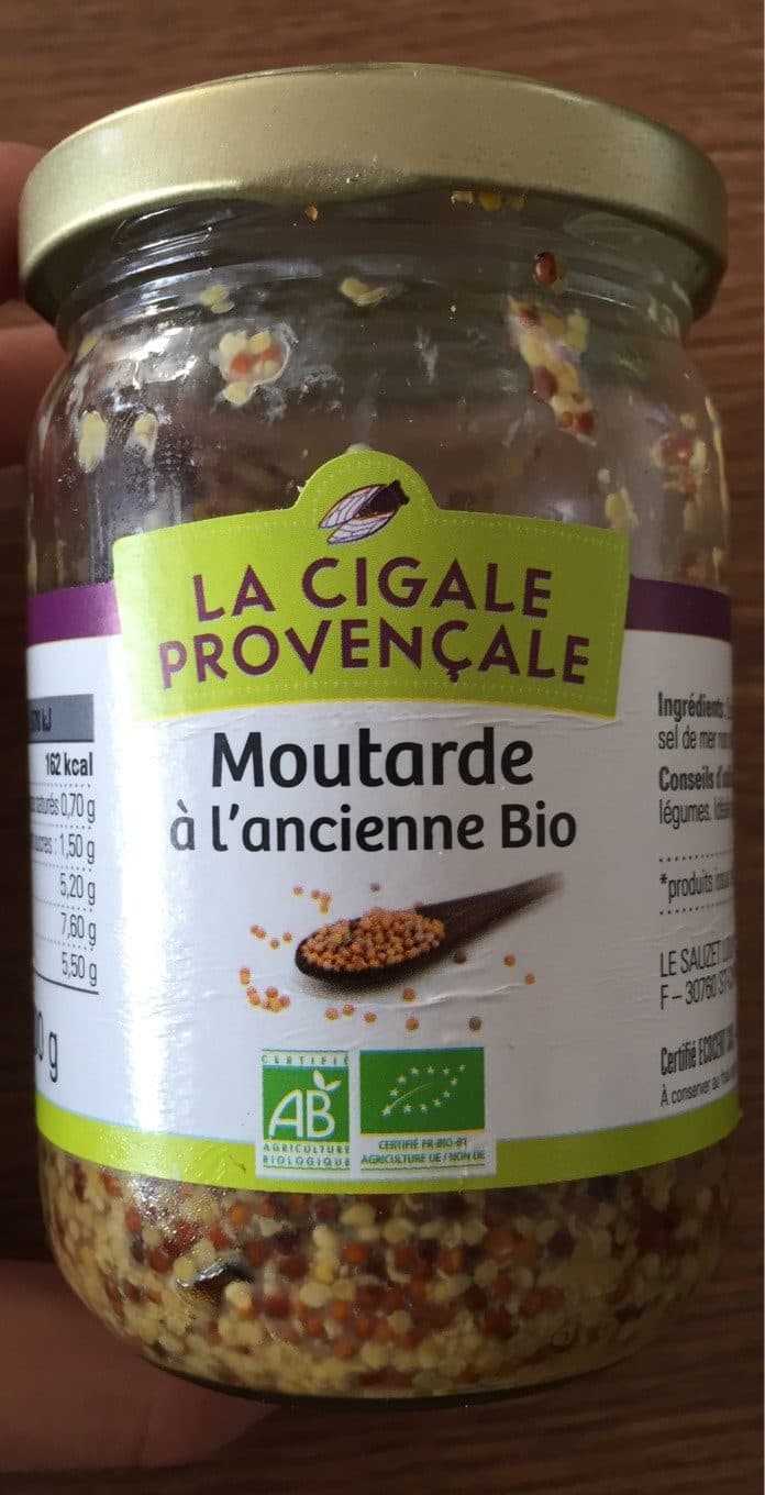 La cigale provencale Moutarde à l’ancienne Bio packshot