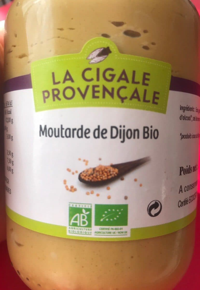 Open Food Facts Moutarde de dijon bio packshot