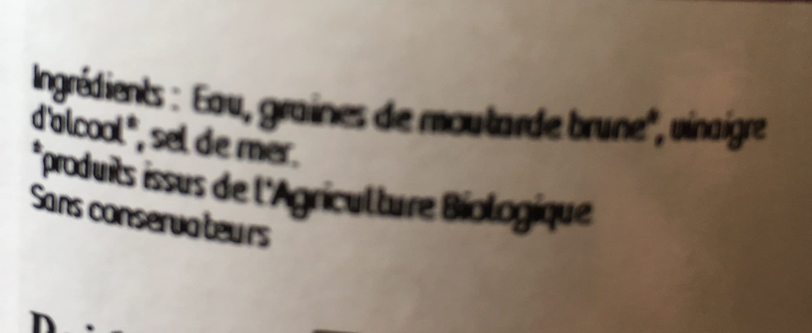 La Cigale Provencale Moutarde ancienne bio packshot