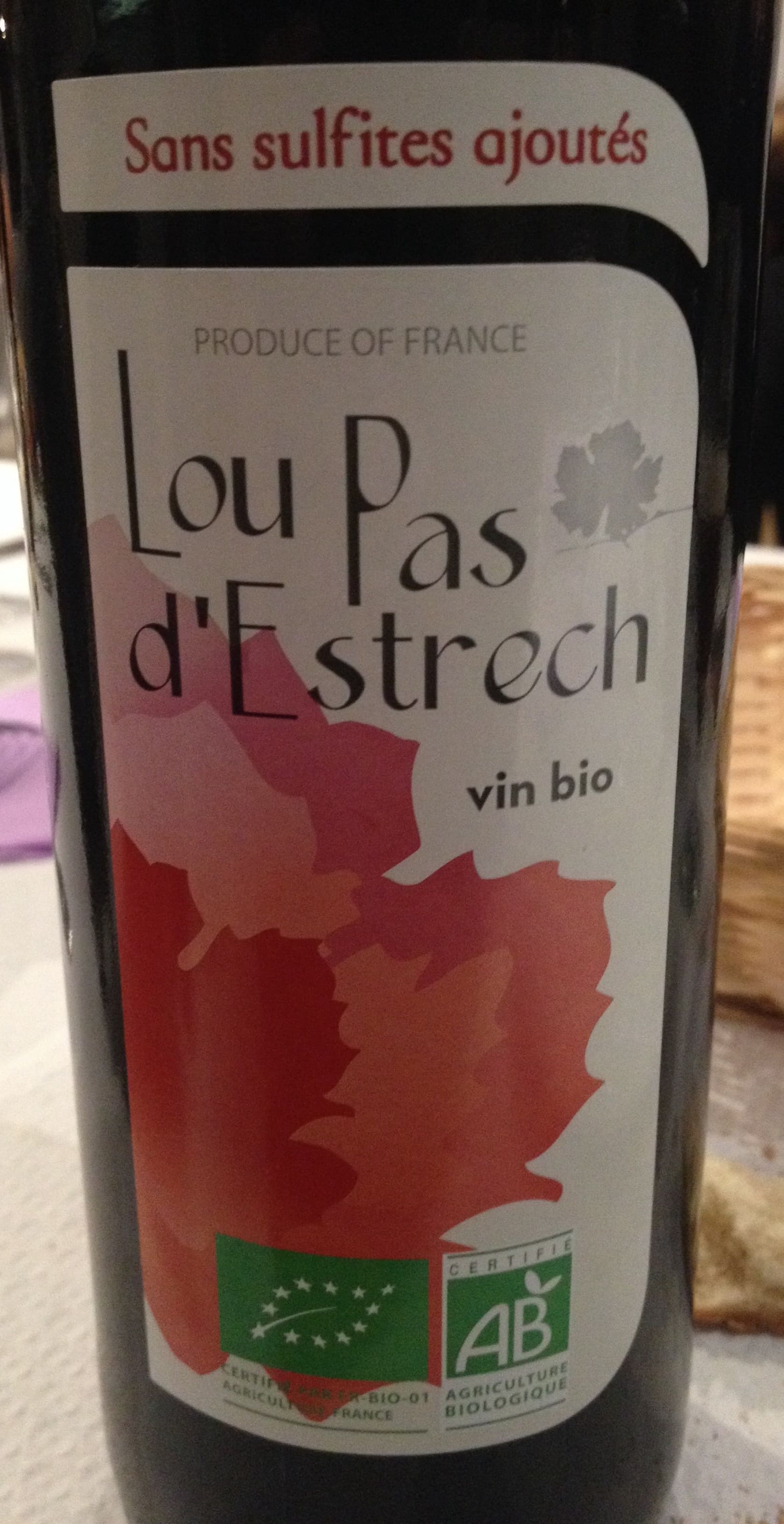 Le Sauzet Lou Pas d'Estrech packshot