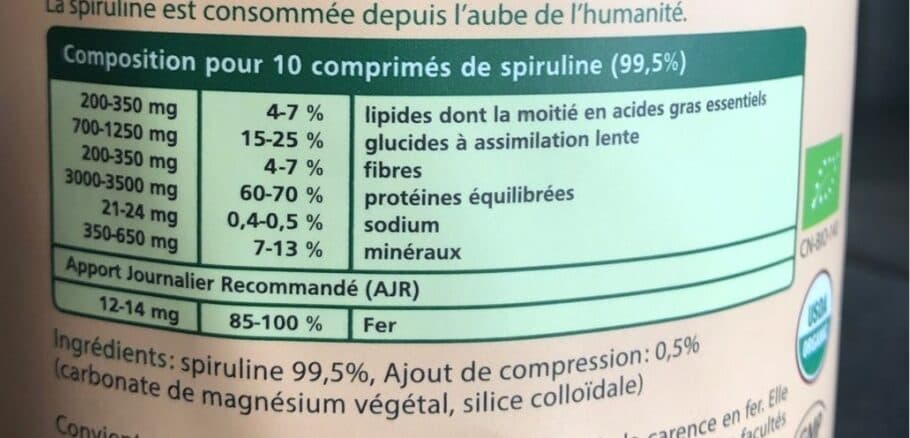 Flamant Vert Spiruline packshot