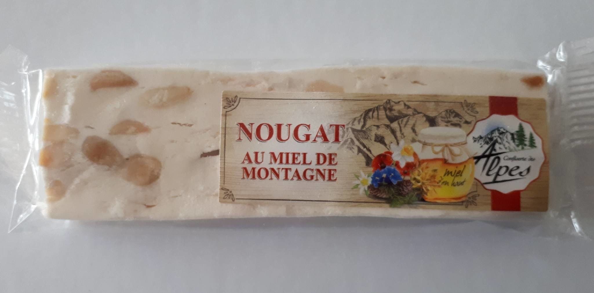 Confiserie des Alpes Nougat au miel de montagne packshot