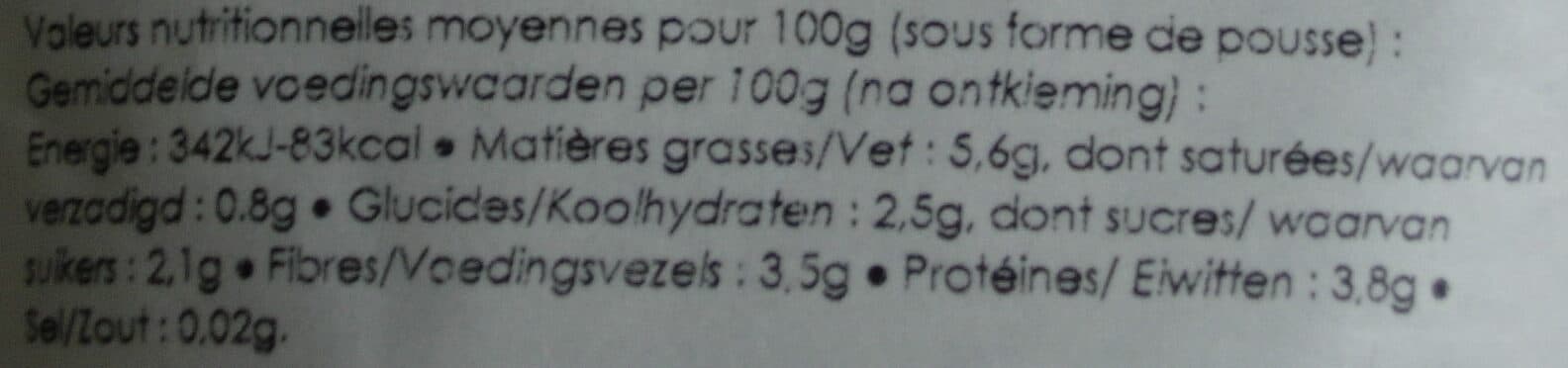 Germline GRAINES DE TOURNESOL ENTIER BIO packshot