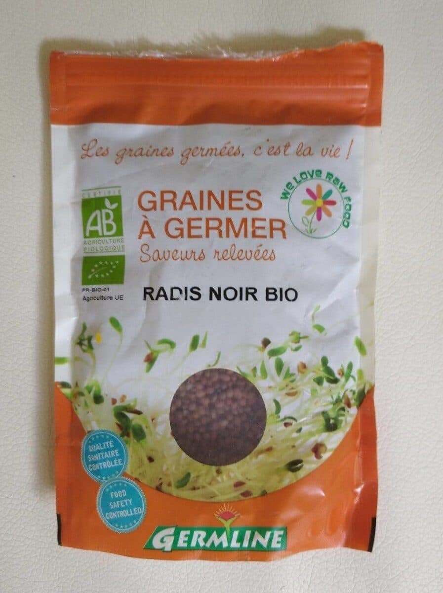 Germline Graines De Radis Noir à Germer Bio - 150 G - Germline packshot