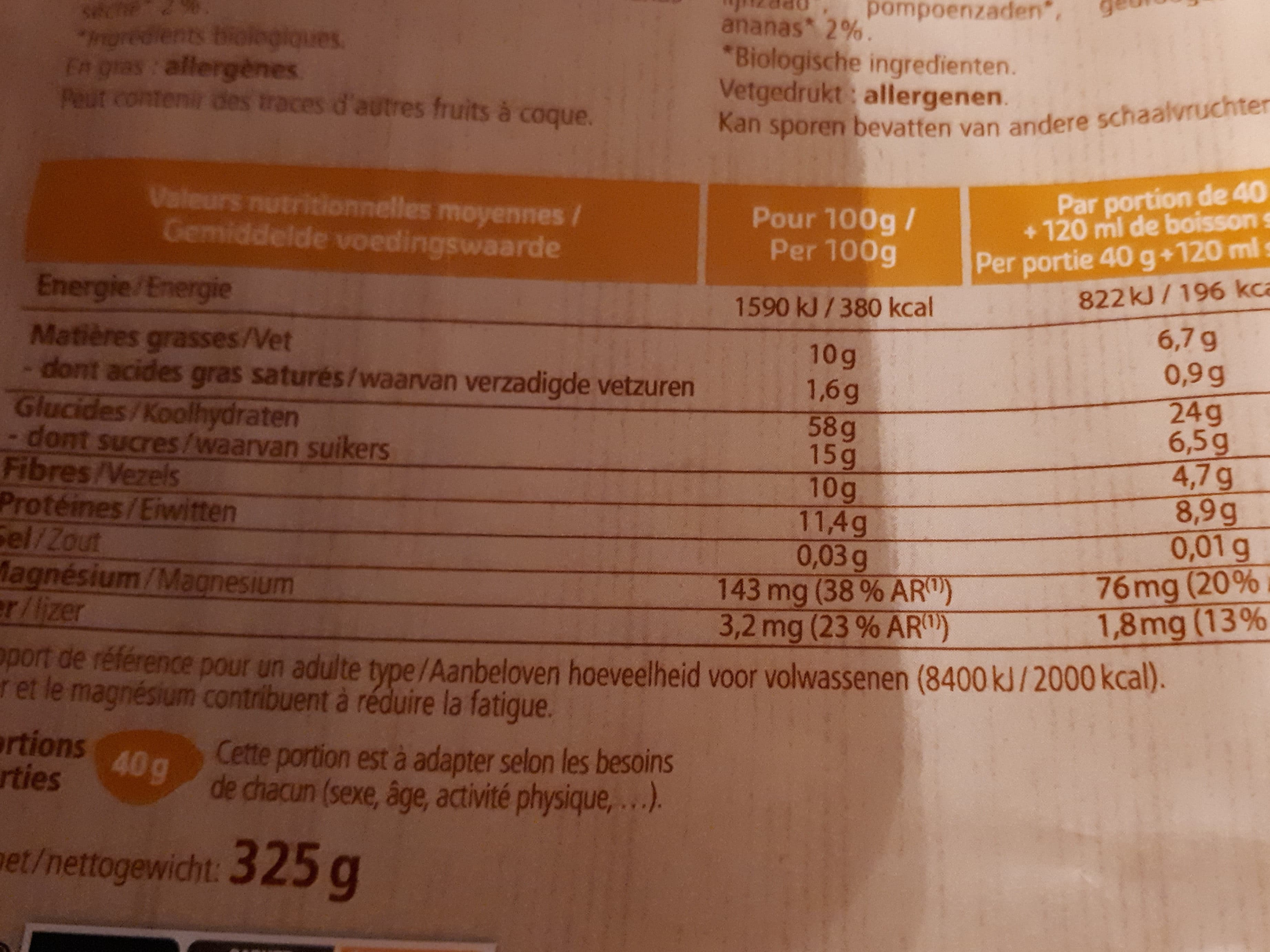 325g Muesli de céréales germées packshot