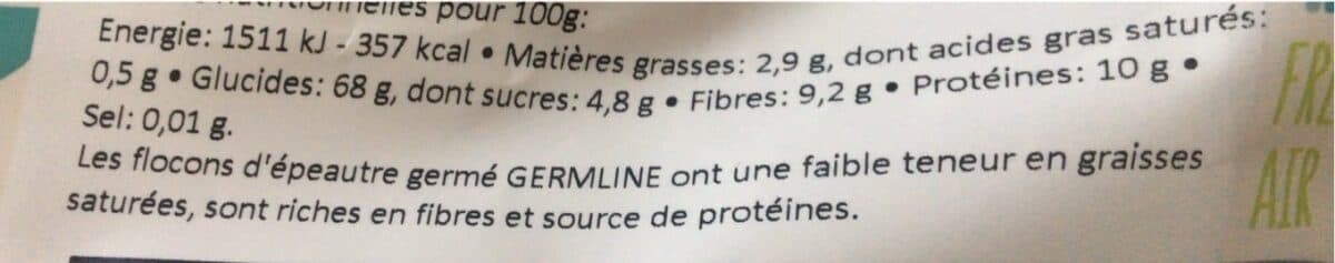 My Super Food Flocons d’épeautre germé packshot