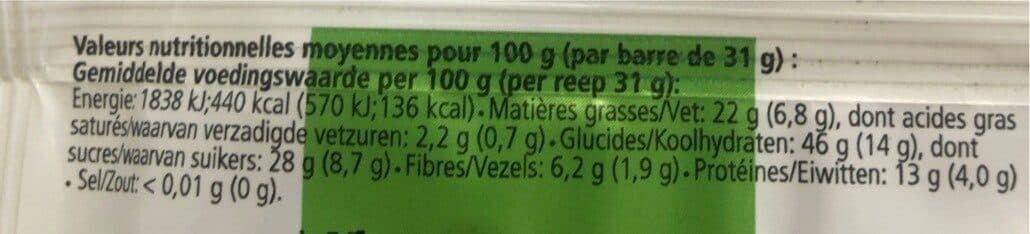 Germline Barre bio my super food Amande Miel packshot