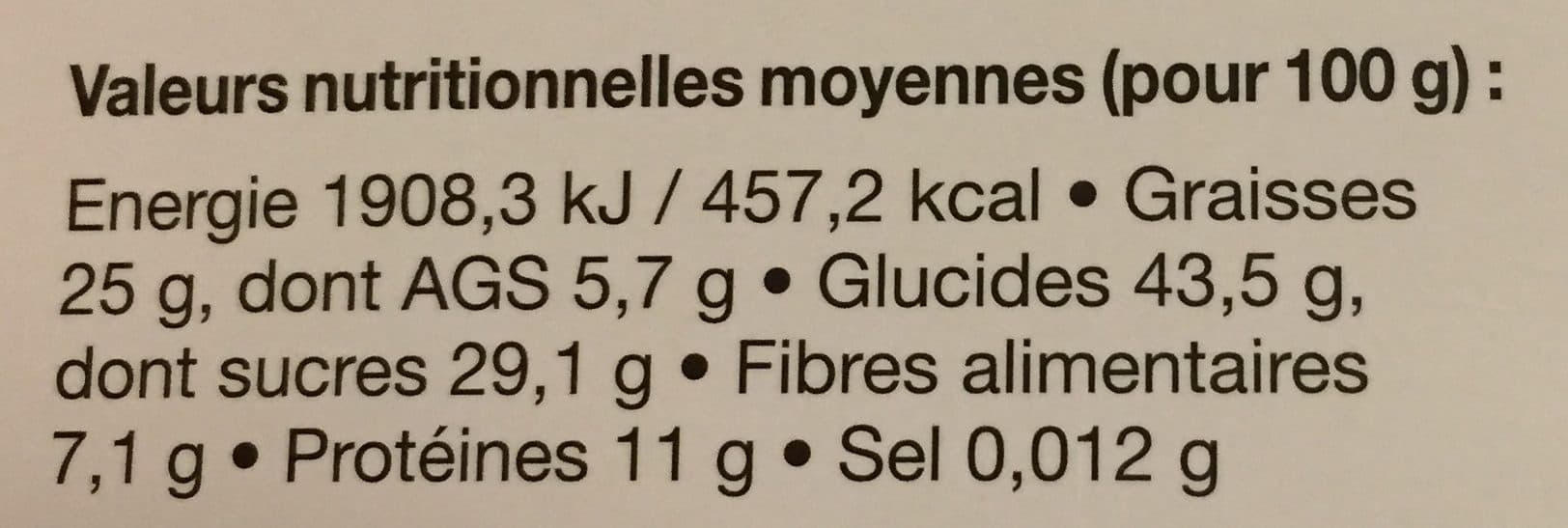 Germline Barre Cereales Germees Amande Chocolat packshot