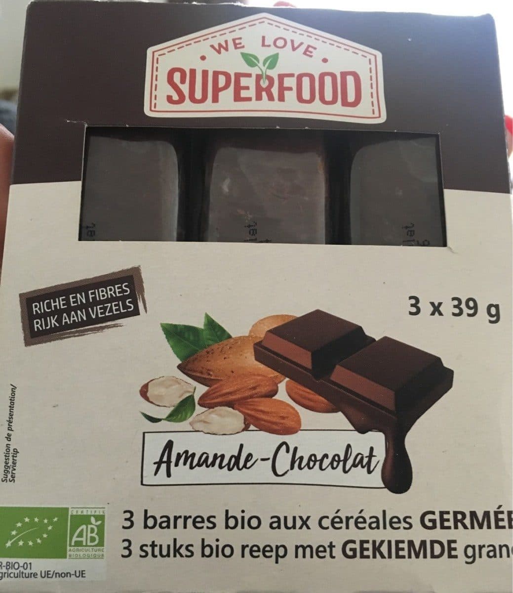 Open Food Facts Barres bii aux céréales germées packshot