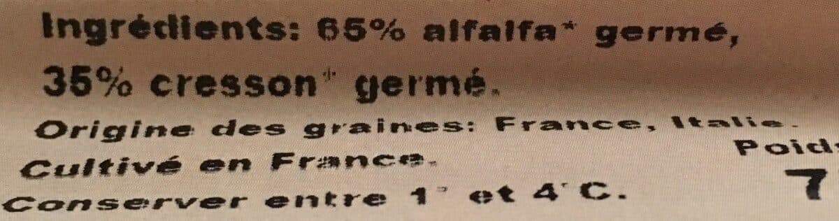 Germline Pousses de Cresson et Alfalfa packshot