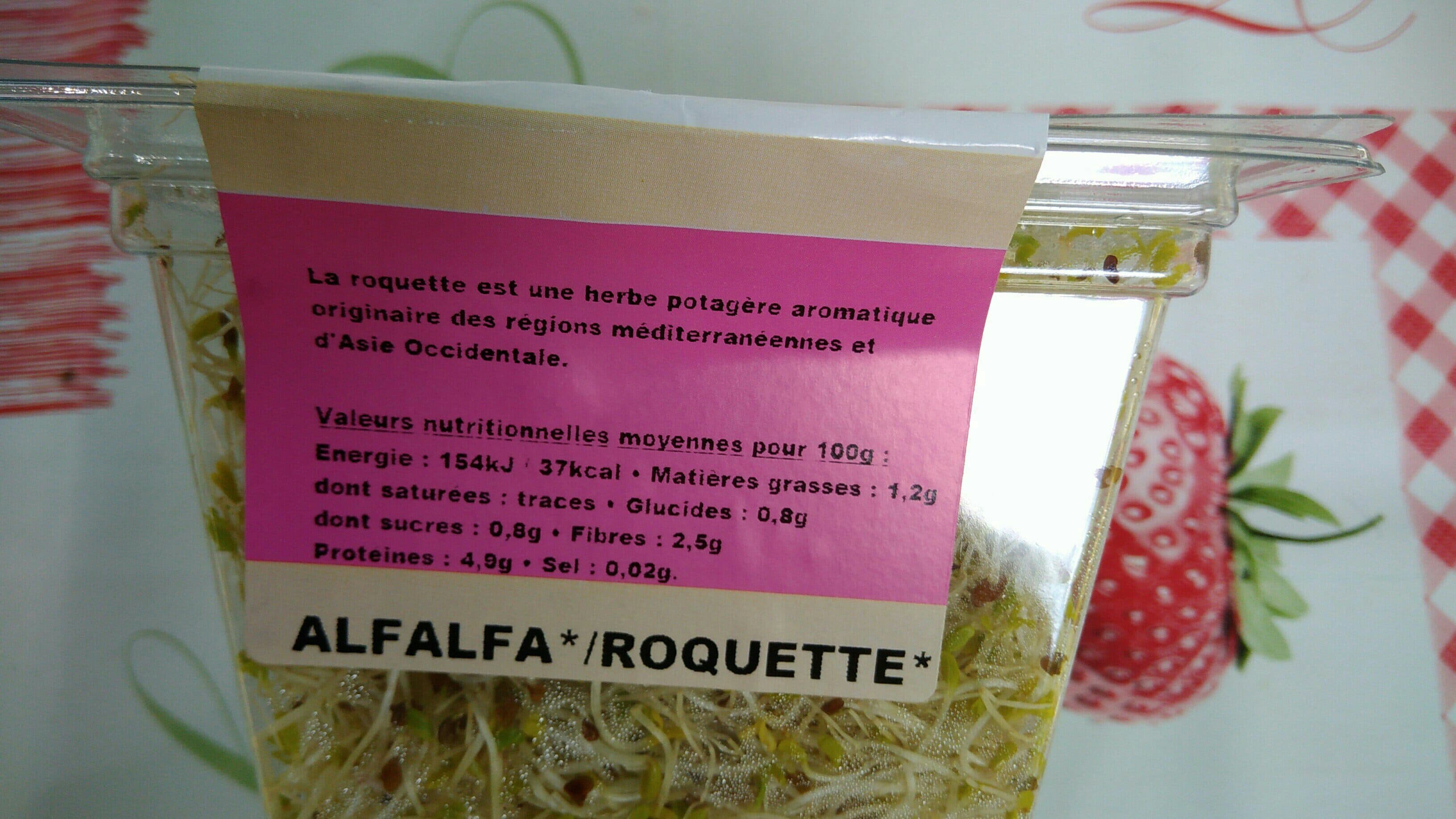 Germline Mix De Graines Germées Bio Alfalfa, Roquette, packshot