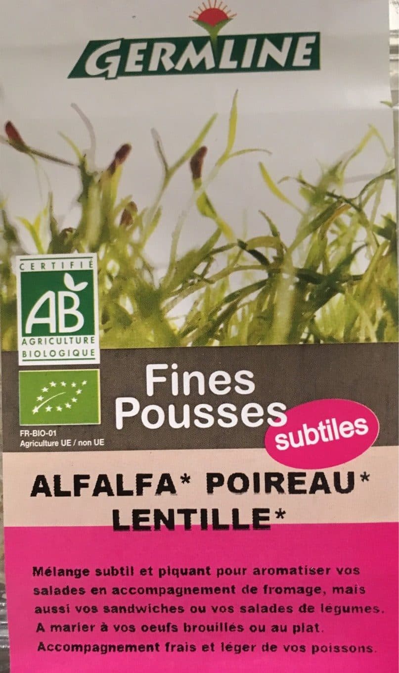 Germline Germes D'alfalfa,poireau,lentilles Barq 75G packshot