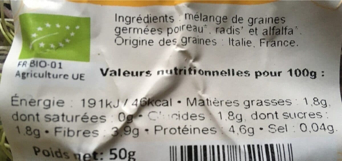 Germline Vital'mix - Mélange de Graines Germées Bio packshot