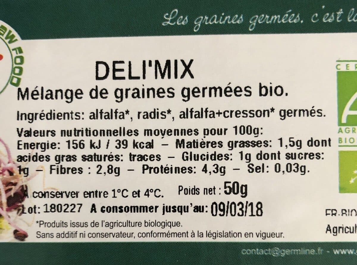 Germline Deli'mix packshot