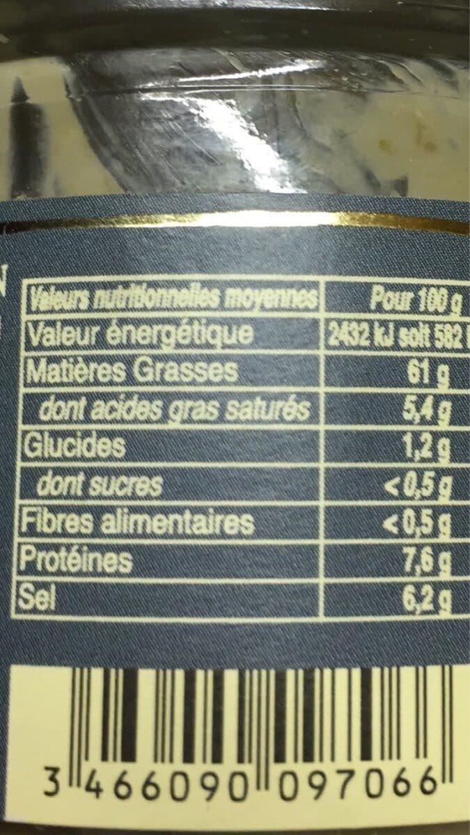 Au Bec Fin Délice d'Anchoiade packshot