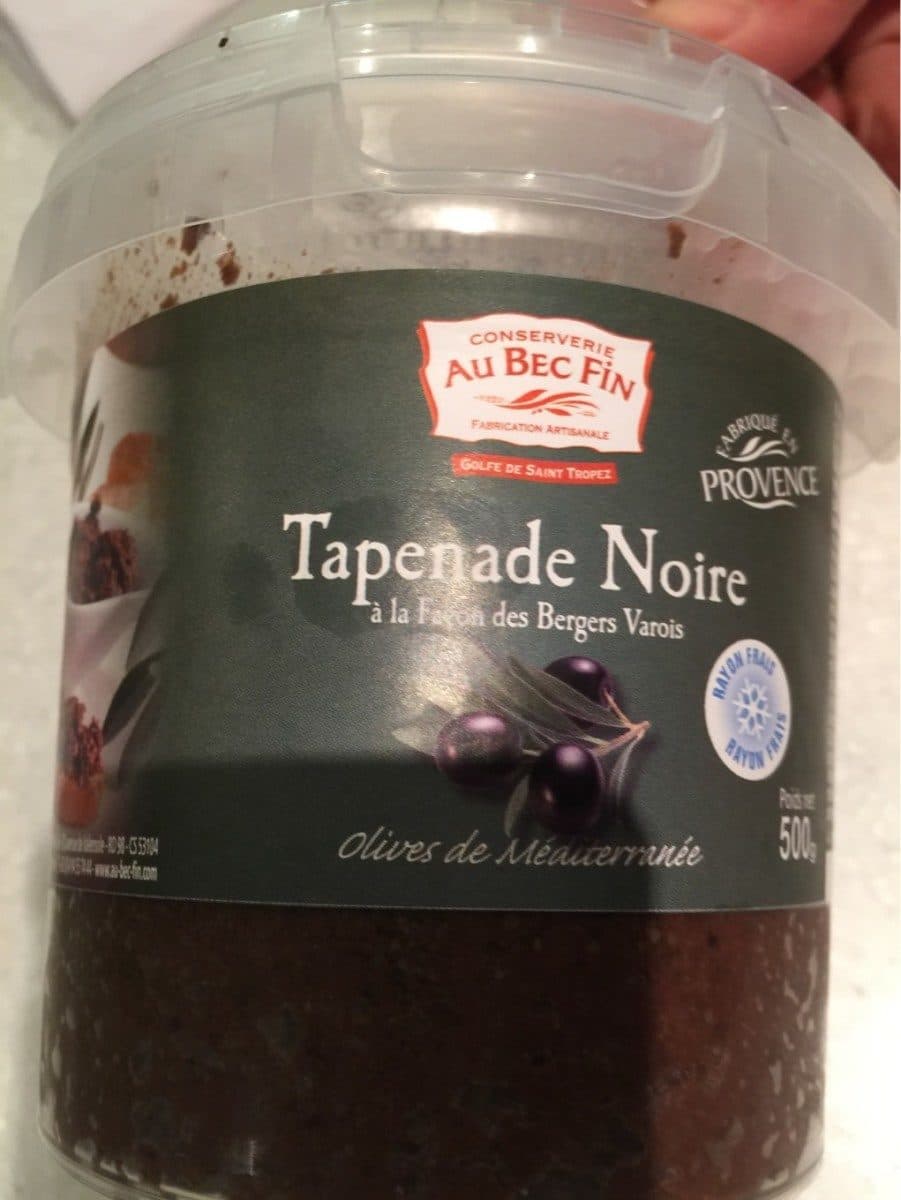 Au Bec Fin Tapenade noir packshot