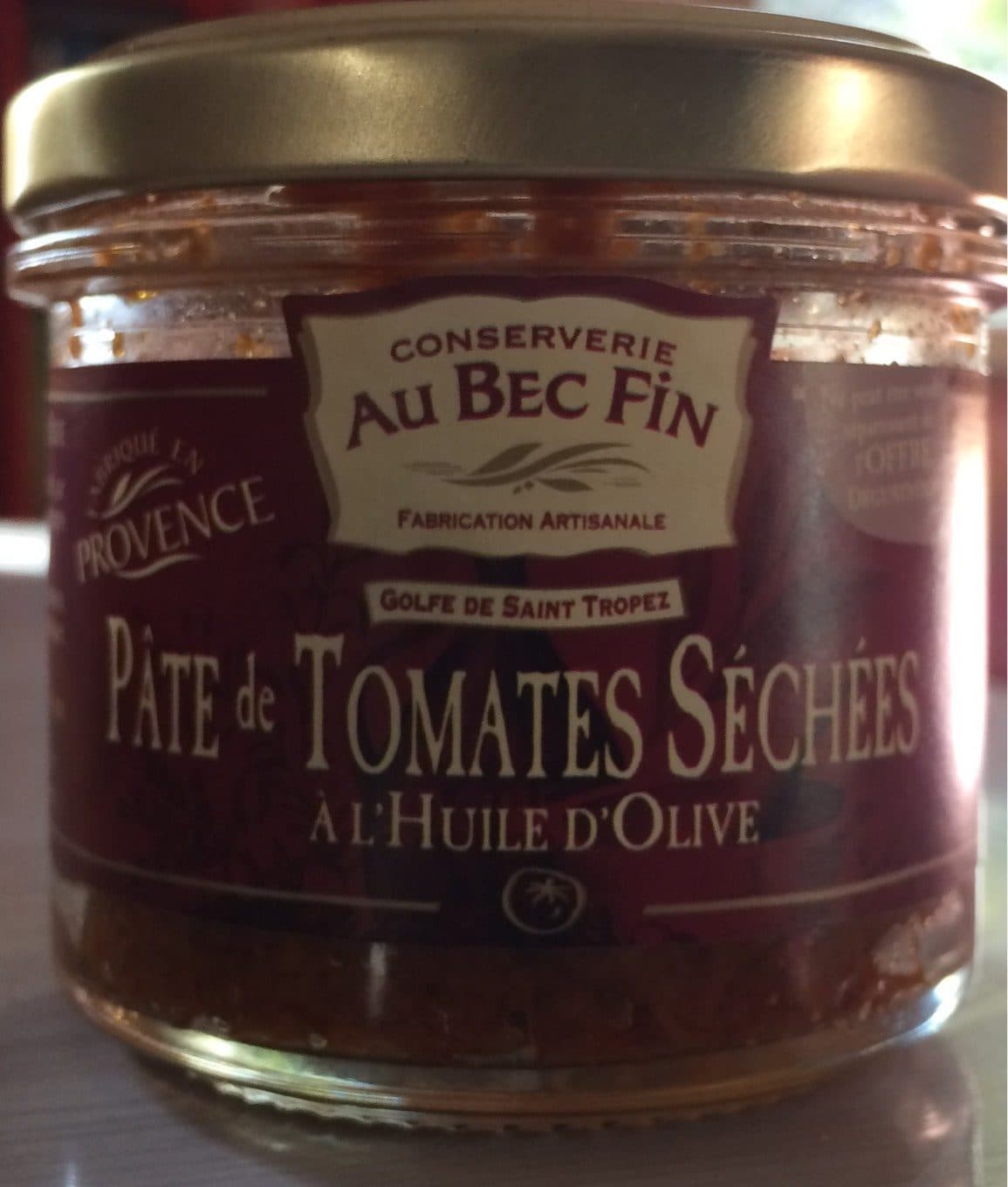 Conserverie Au Bec Fin Pâte de tomate séchée à l’huile d’olive packshot