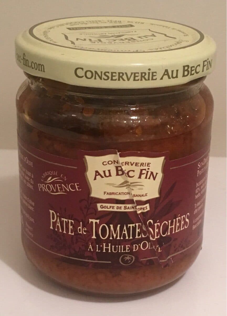 Conserverie Au Bec Fin Pâte de Tomates Séchées à l'huile D'olive packshot