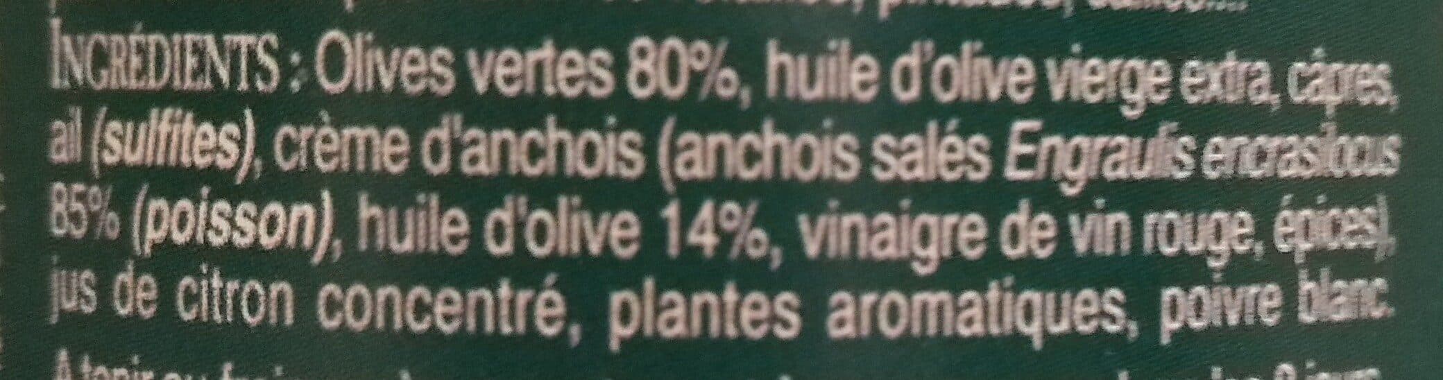 Conserverie au bec fin Tapenade verte packshot