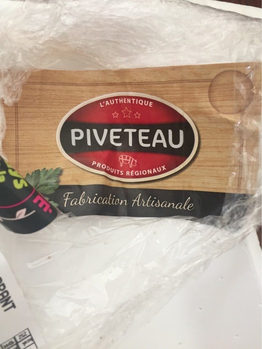 Piveteau Grosses saucisses natures sans colorant PIVETEAU, 6 pieces packshot