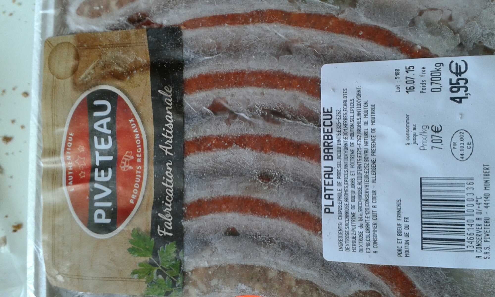 piveteau Plateau barbecue packshot