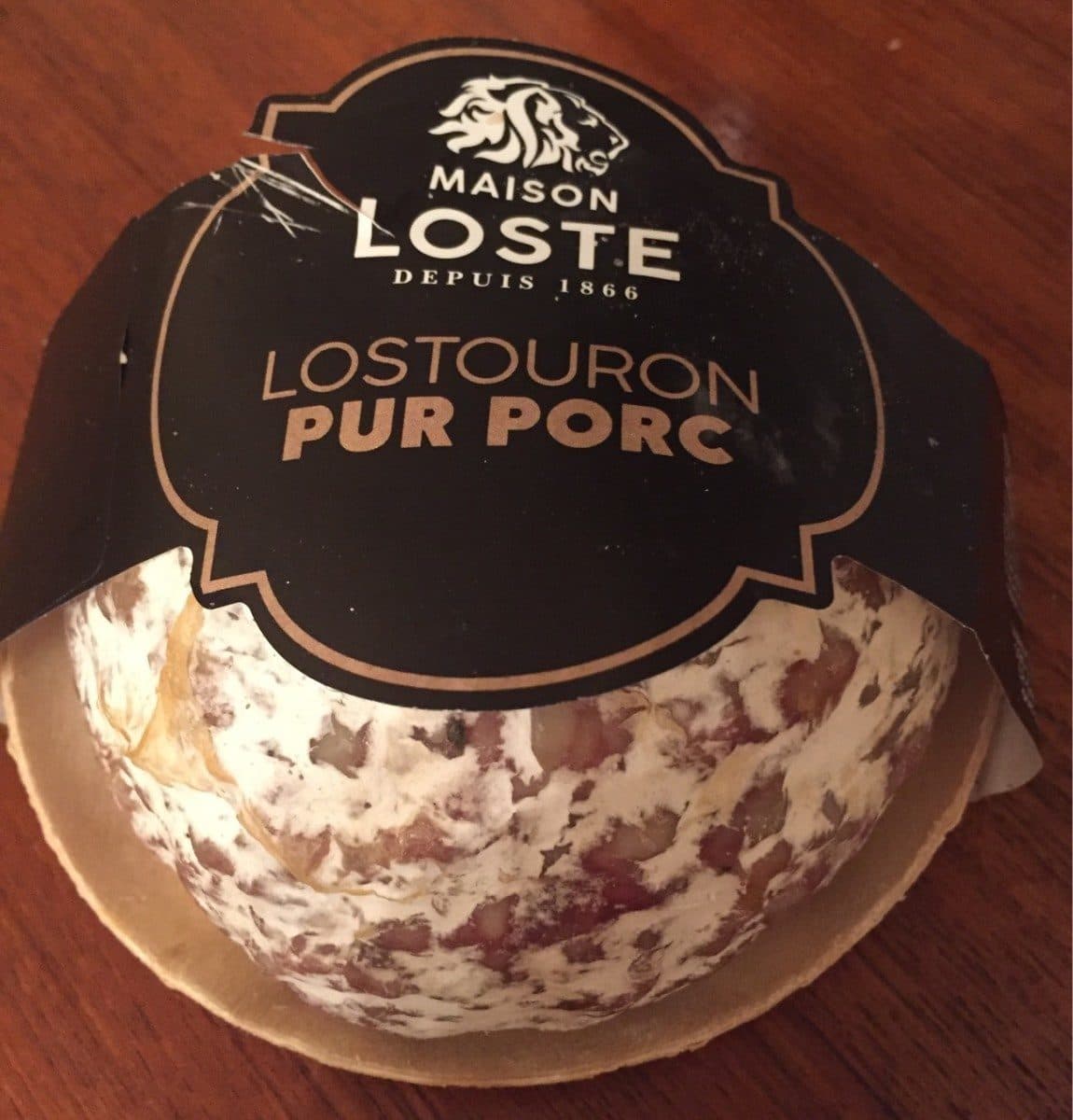 Open Food Facts Saucisson Lostouron packshot