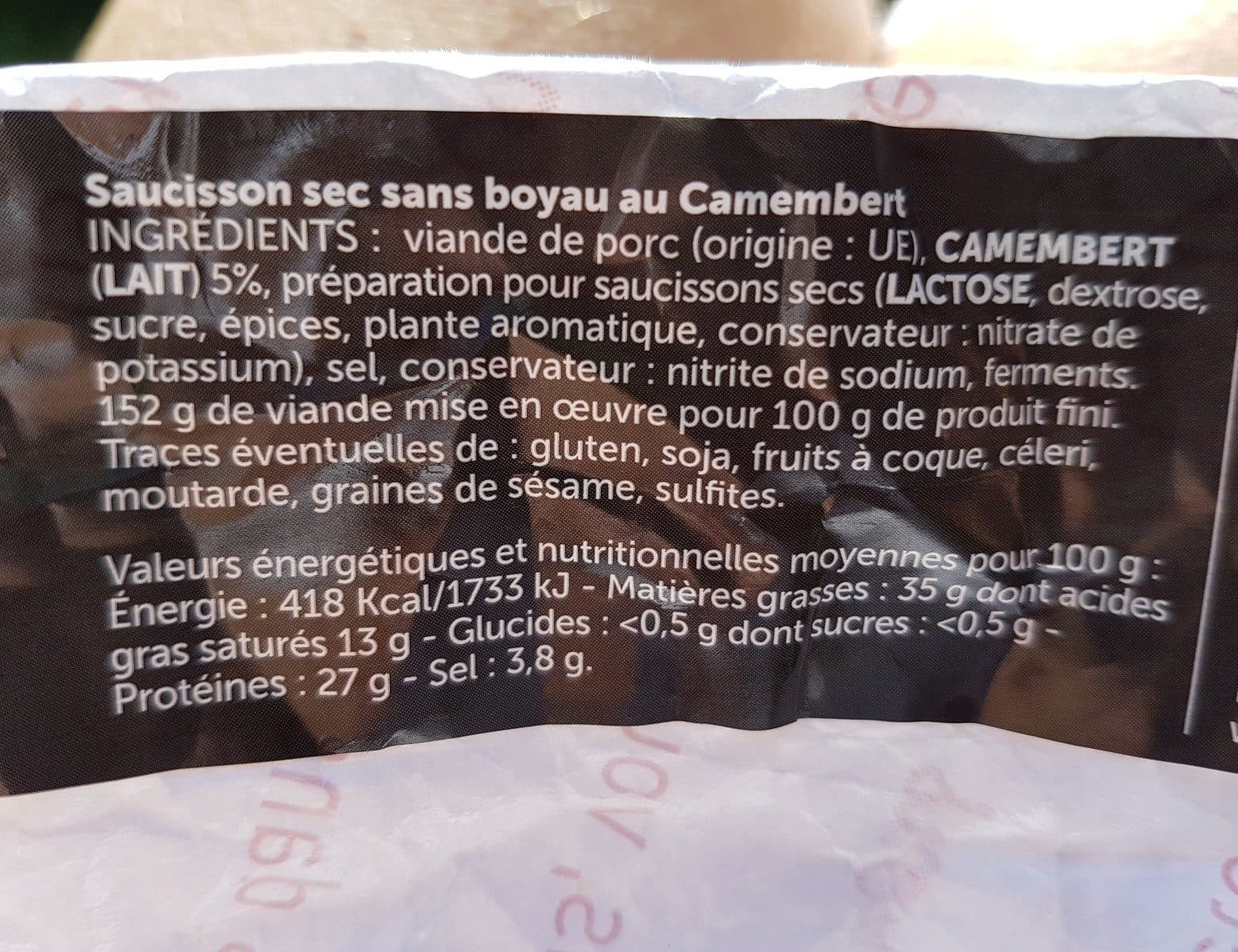 Loste Le carré camembert packshot