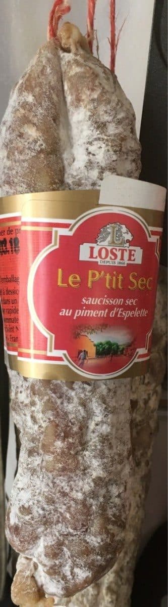 Open Food Facts Le p'tit sec au piment d'espelette packshot