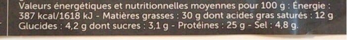 Open Food Facts Le p'tit sec au piment d'espelette packshot