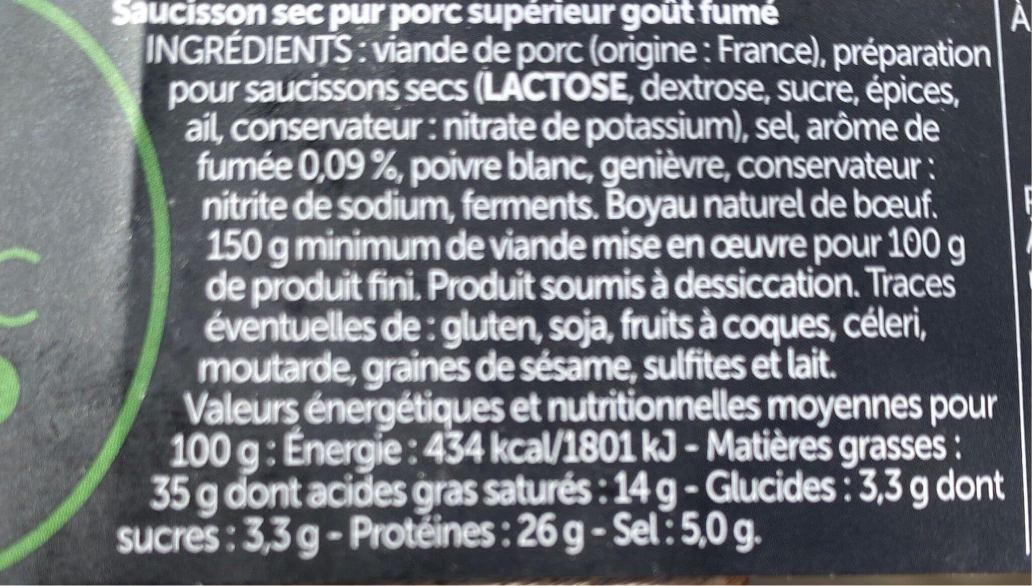 Open Food Facts Salami Le Montagnard packshot