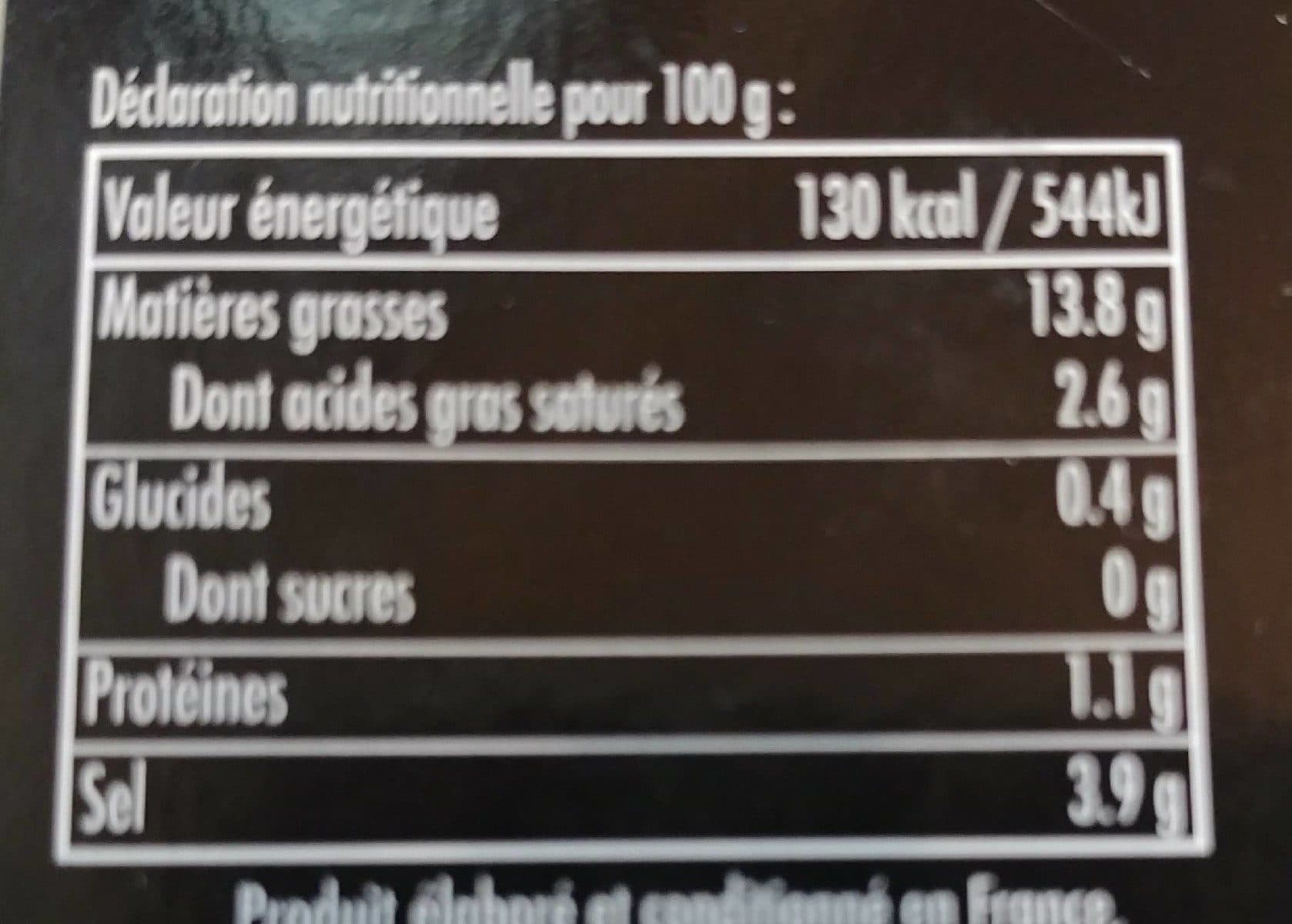 Open Food Facts Olives vertes cassées Ail-Persil packshot