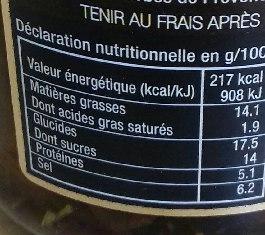 Open Food Facts Tomates séchées à lhuile packshot